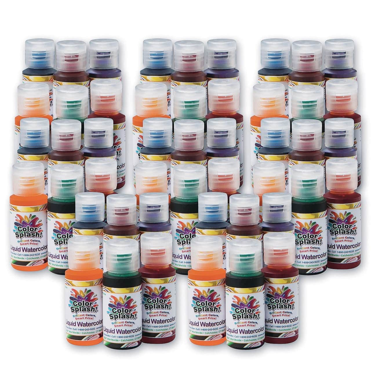 Color Splash!® 6 Color Liquid Watercolor Paint Set, 8ct.